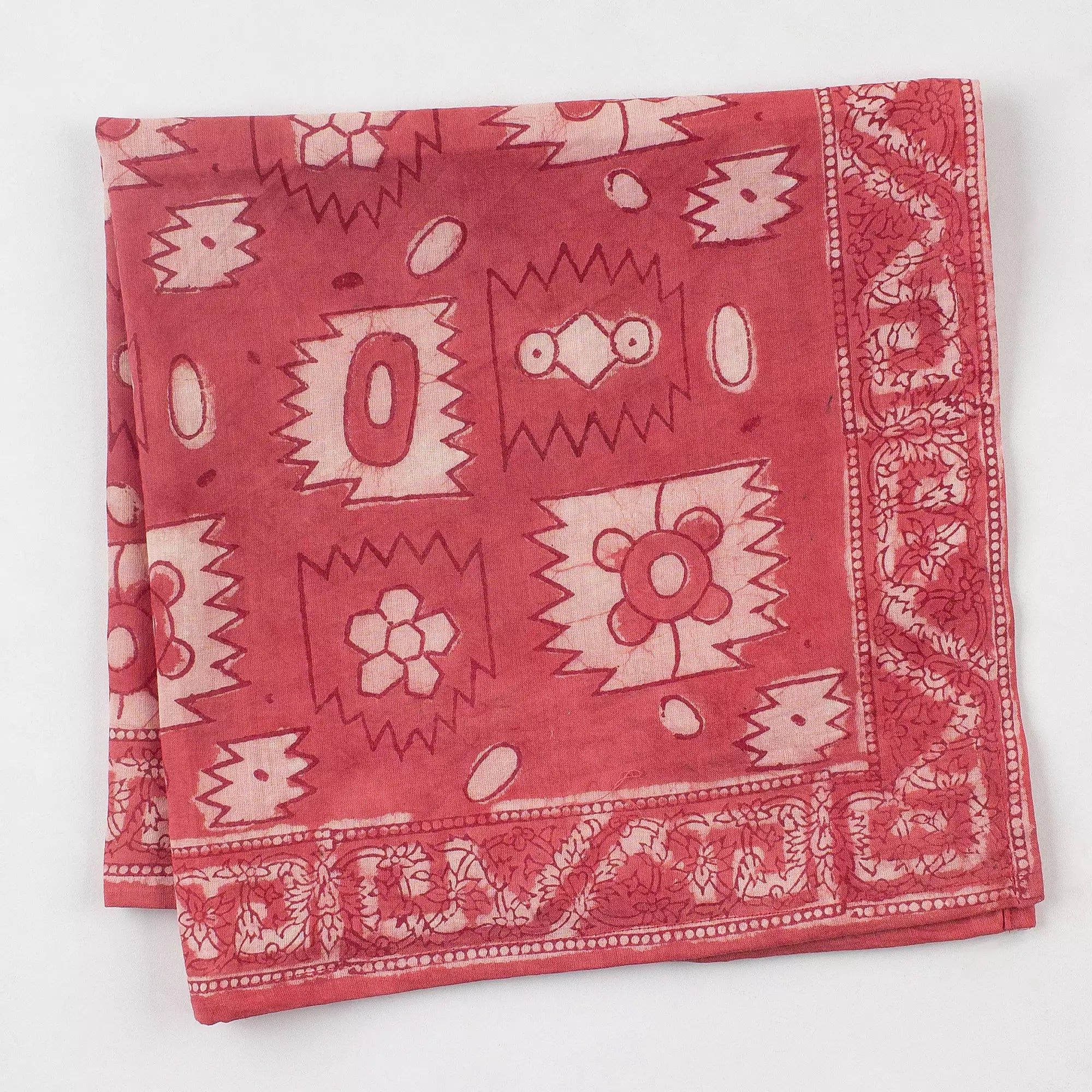 Hand Block Print Breathable Cotton Bandana for Multiused 599